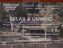 Tablet Screenshot of fairfieldboathouse.com